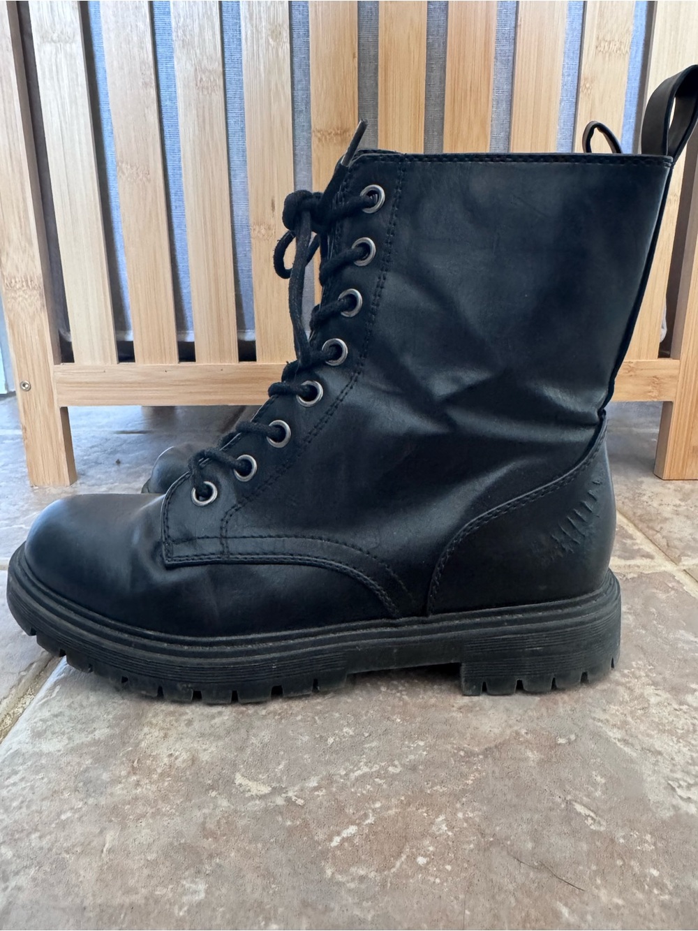 Black Combat Boots